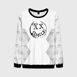 Свитшот мужской Avril Lavigne white poly, цвет: 3D-черный