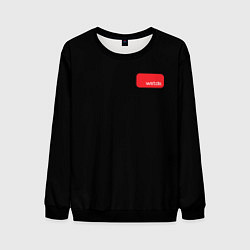 Свитшот мужской Punk dragonfly with paint strokes, цвет: 3D-черный