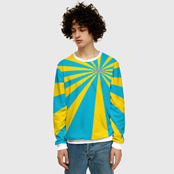 Свитшот мужской Военно-воздушные силы, цвет: 3D-белый — фото 2