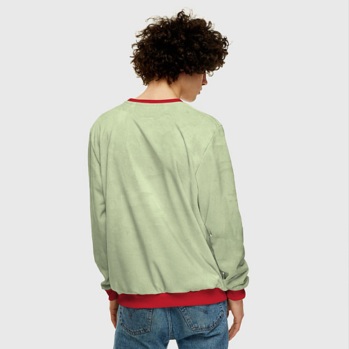 Мужской свитшот Злой кролик 2025 / 3D-Красный – фото 4