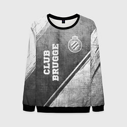 Свитшот мужской Club Brugge - grey gradient вертикально, цвет: 3D-черный