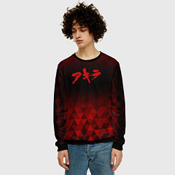 Свитшот мужской Akira red poly, цвет: 3D-черный — фото 2