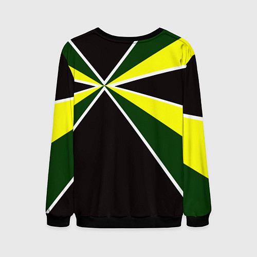 Мужской свитшот Мотострелковые войска: лавры / 3D-Черный – фото 2