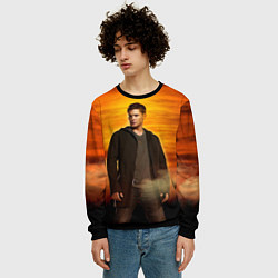 Свитшот мужской Дин Винчестер - Сверхъестественное, цвет: 3D-черный — фото 2