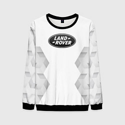 Свитшот мужской Land Rover white poly, цвет: 3D-черный