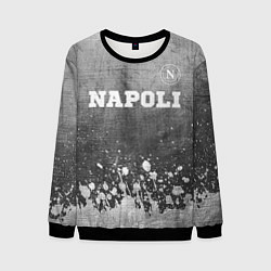 Свитшот мужской Napoli - grey gradient посередине, цвет: 3D-черный
