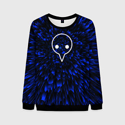 Свитшот мужской Evangelion blue energy, цвет: 3D-черный