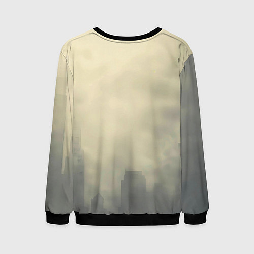 Мужской свитшот Человек паук в прыжке / 3D-Черный – фото 2