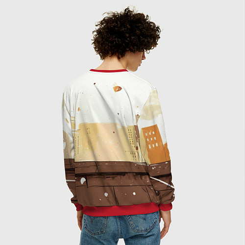 Мужской свитшот Мини человек-паук / 3D-Красный – фото 4