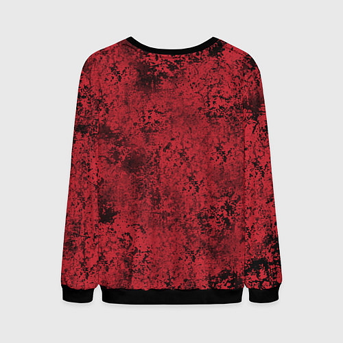 Мужской свитшот Веном красный и черный симбиот / 3D-Черный – фото 2