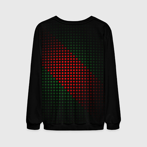 Мужской свитшот Гуси га-га-га / 3D-Черный – фото 2