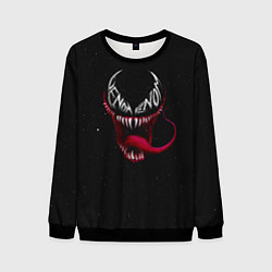 Свитшот мужской Веном в темноте, цвет: 3D-черный