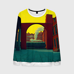 Мужской свитшот Арт с поездом