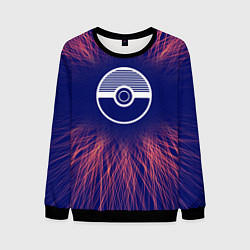 Свитшот мужской Pokemon red energy, цвет: 3D-черный