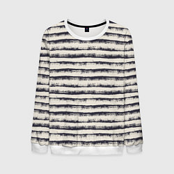Свитшот мужской Тёмные полосы на светлом, цвет: 3D-белый