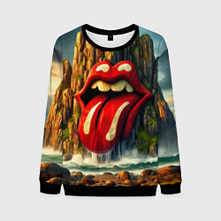 Мужской свитшот Rolling Stones - sea rocks