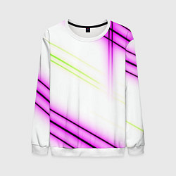 Мужской свитшот Green white pink line