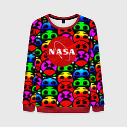 Свитшот мужской NASA smile, цвет: 3D-красный