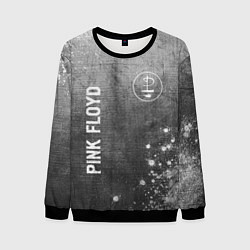 Свитшот мужской Pink Floyd - grey gradient вертикально, цвет: 3D-черный