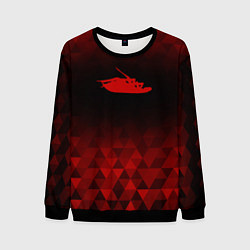 Свитшот мужской Papa Roach red poly, цвет: 3D-черный