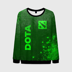 Мужской свитшот Dota - green gradient вертикально