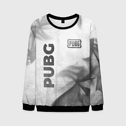 Мужской свитшот PUBG - white gradient вертикально