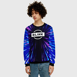 Свитшот мужской Blackpink neon energy, цвет: 3D-черный — фото 2