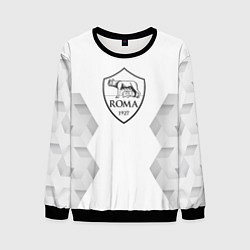 Свитшот мужской Roma white poly, цвет: 3D-черный