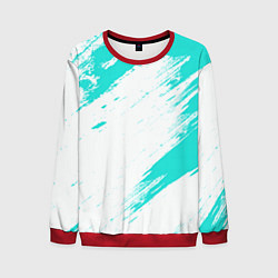 Свитшот мужской Color white light blue, цвет: 3D-красный