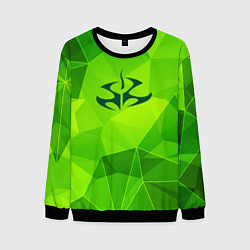 Свитшот мужской Hitman green poly, цвет: 3D-черный