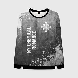 Свитшот мужской My Chemical Romance - grey gradient вертикально, цвет: 3D-черный