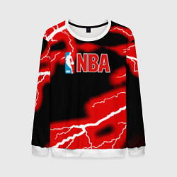 Свитшот мужской NBA шторм, цвет: 3D-белый