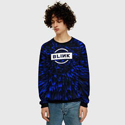 Свитшот мужской Blackpink blue energy, цвет: 3D-черный — фото 2
