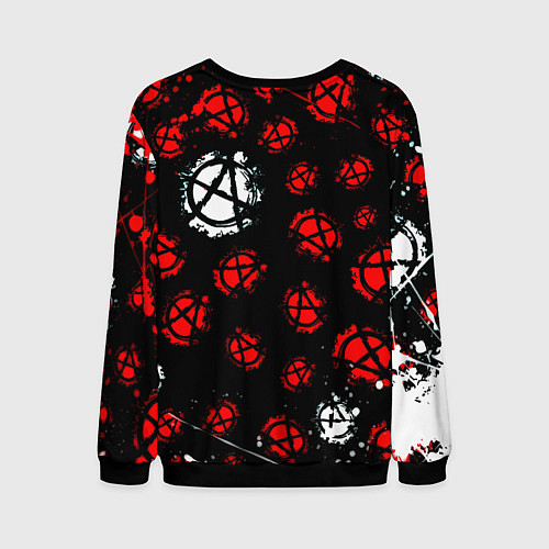 Мужской свитшот Monster energy anarhy / 3D-Черный – фото 2