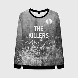 Мужской свитшот The Killers - grey gradient посередине