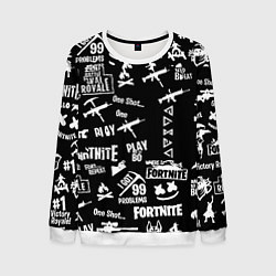 Мужской свитшот Черно белые логотипы игр