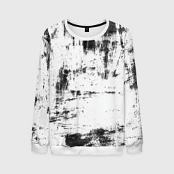 Свитшот мужской Color black and white, цвет: 3D-белый