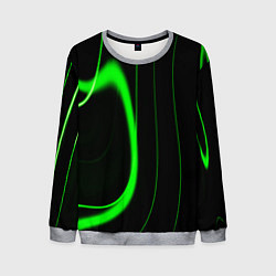Свитшот мужской Color green light green black, цвет: 3D-меланж