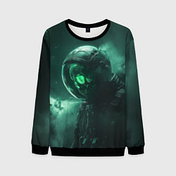 Свитшот мужской Космический скелет, цвет: 3D-черный