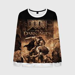 Свитшот мужской Doom the dark ages, цвет: 3D-белый