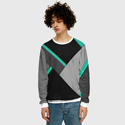 Свитшот мужской Multicoloured, цвет: 3D-белый — фото 2