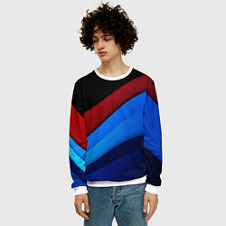 Свитшот мужской Multicoloured, цвет: 3D-белый — фото 2