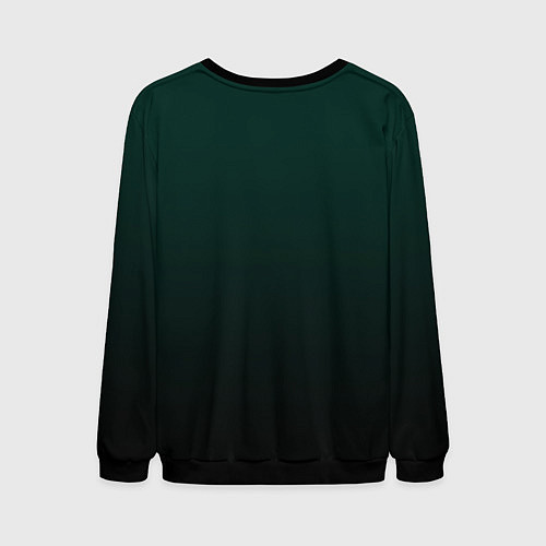 Мужской свитшот Слава роду - через века идут славяне / 3D-Черный – фото 2