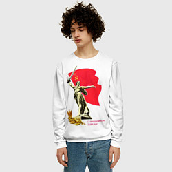 Свитшот мужской Праздник победы, цвет: 3D-белый — фото 2