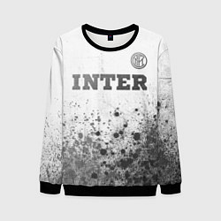 Свитшот мужской Inter - white gradient посередине, цвет: 3D-черный