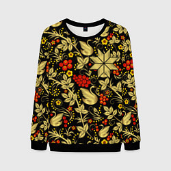 Свитшот мужской Корни прошлого в настоящем, цвет: 3D-черный