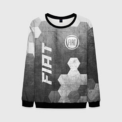 Мужской свитшот Fiat - grey gradient вертикально