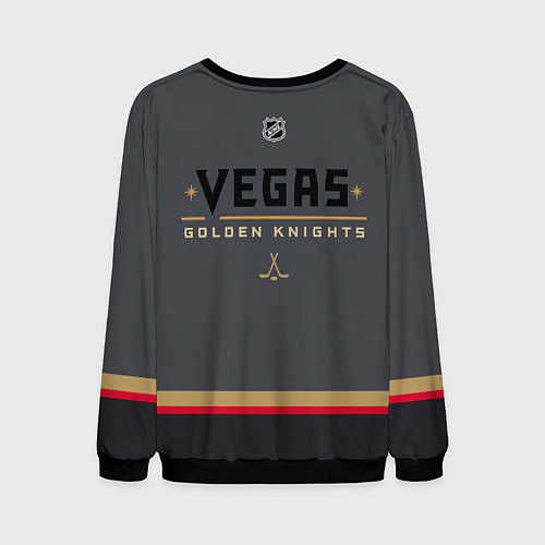 Мужской свитшот Vegas Golden Knights - NHL team / 3D-Черный – фото 2