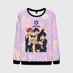 Свитшот мужской Astro anime, цвет: 3D-черный