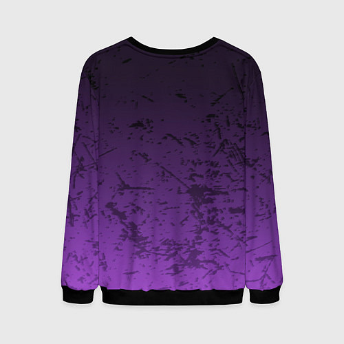Мужской свитшот Lazarus: Violet Pattern / 3D-Черный – фото 2